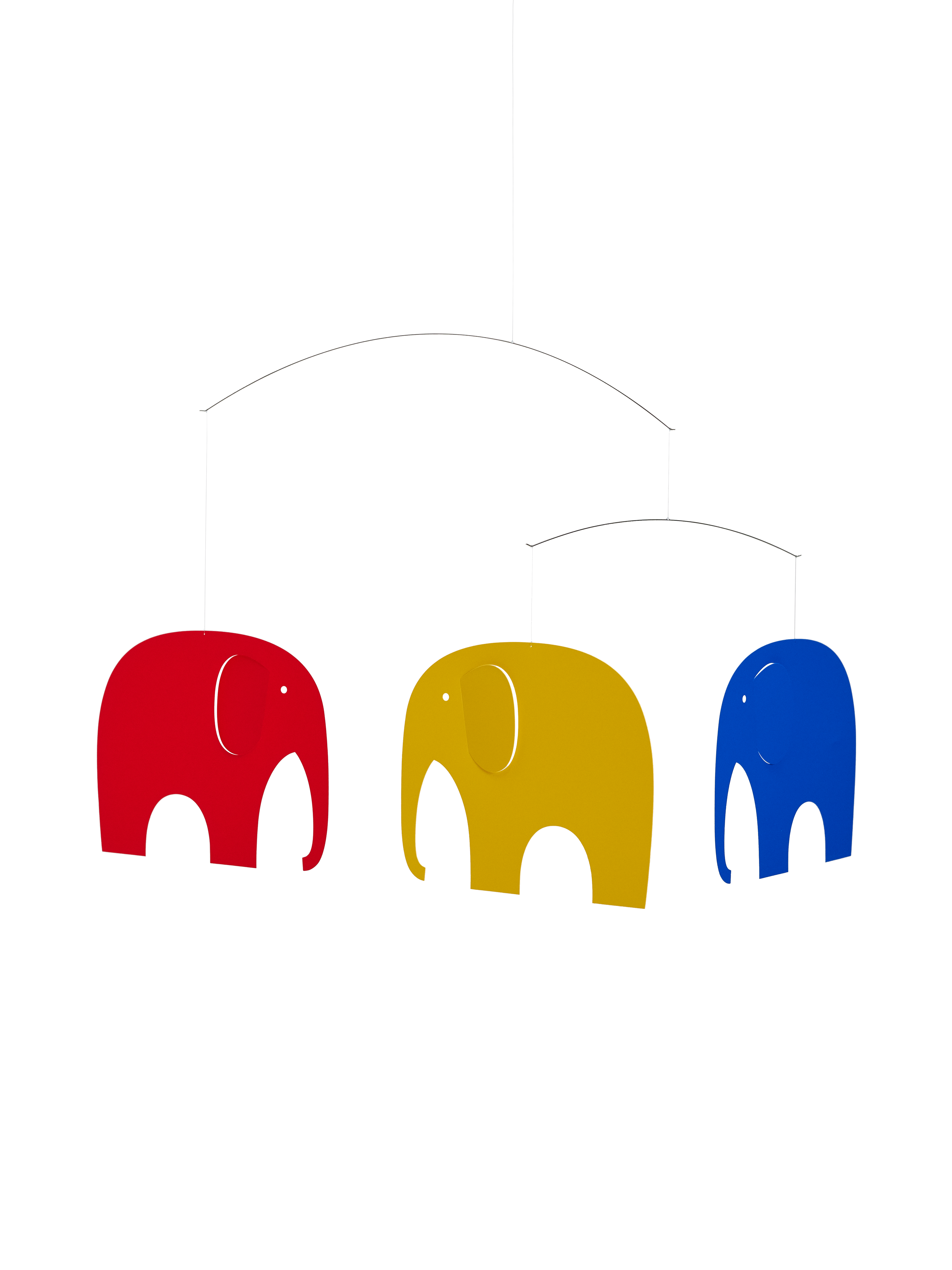 Elephant Party | Red, Blue & Yellow.