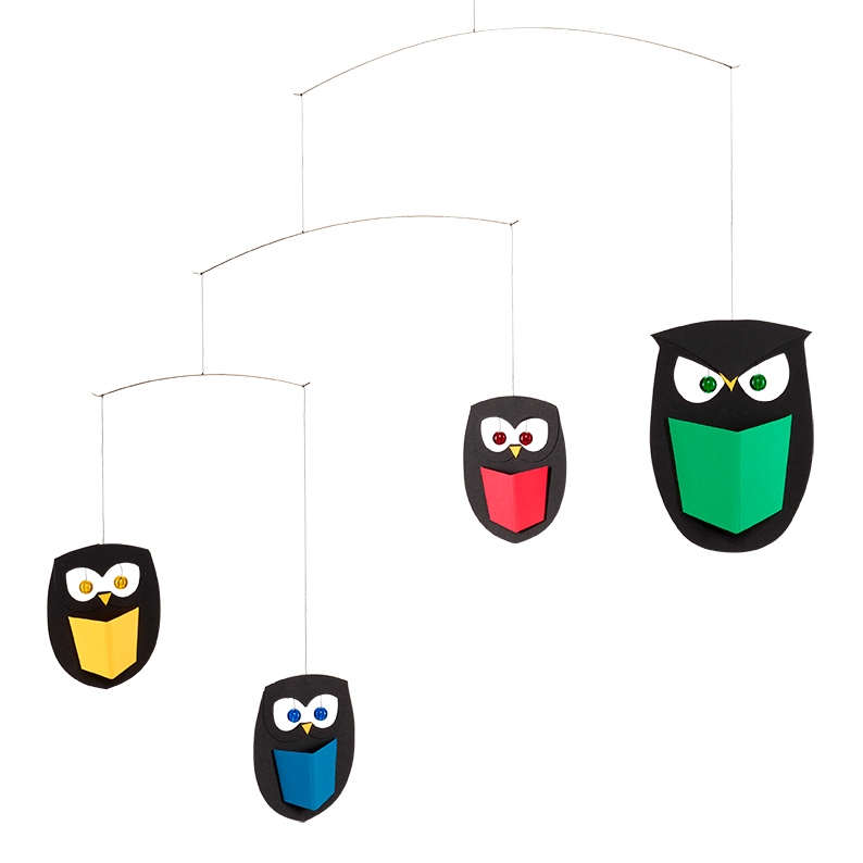モビール FLENSTED mobiles Wiset Owls 051 FLENSTED mobiles Wiset Owls 051 The Wisest Owls Mobile