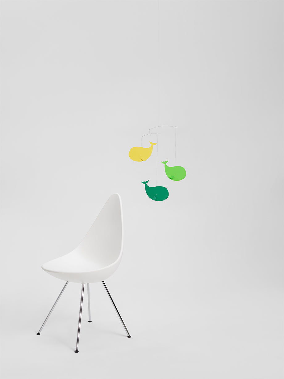 Happy Whales | Yellow & Green.