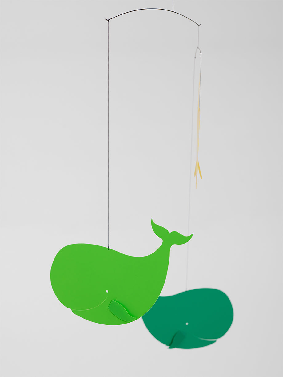Happy Whales | Yellow & Green.