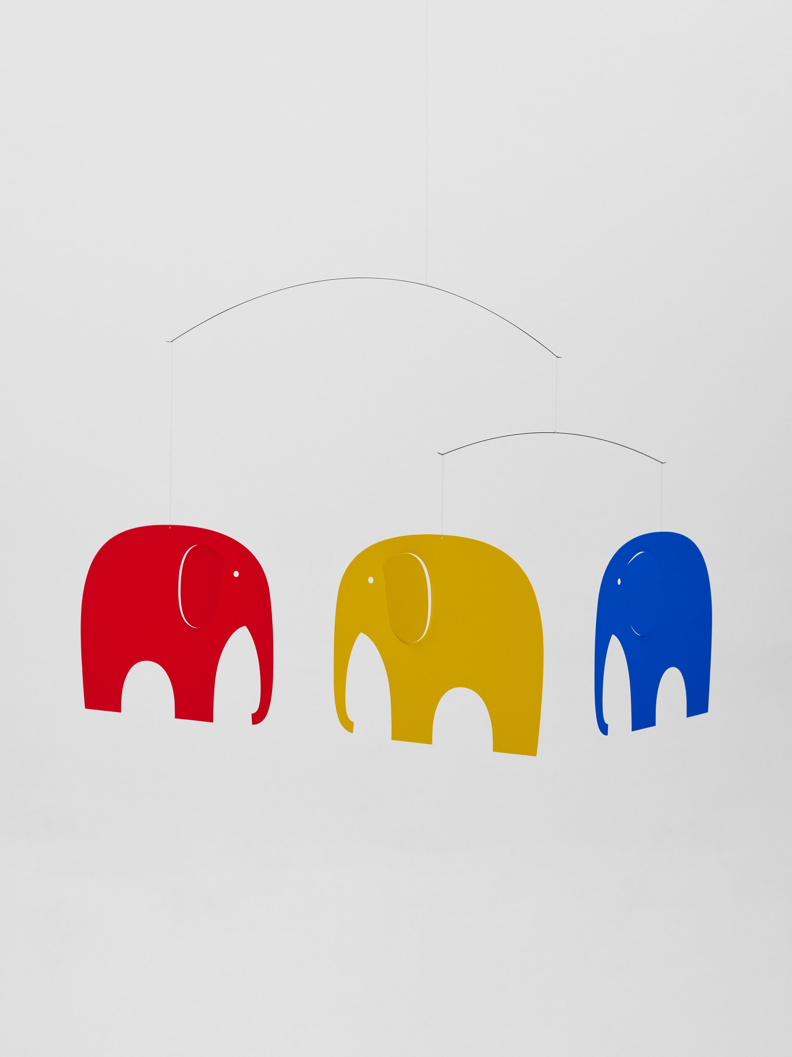 Elephant Party | Red, Blue & Yellow.