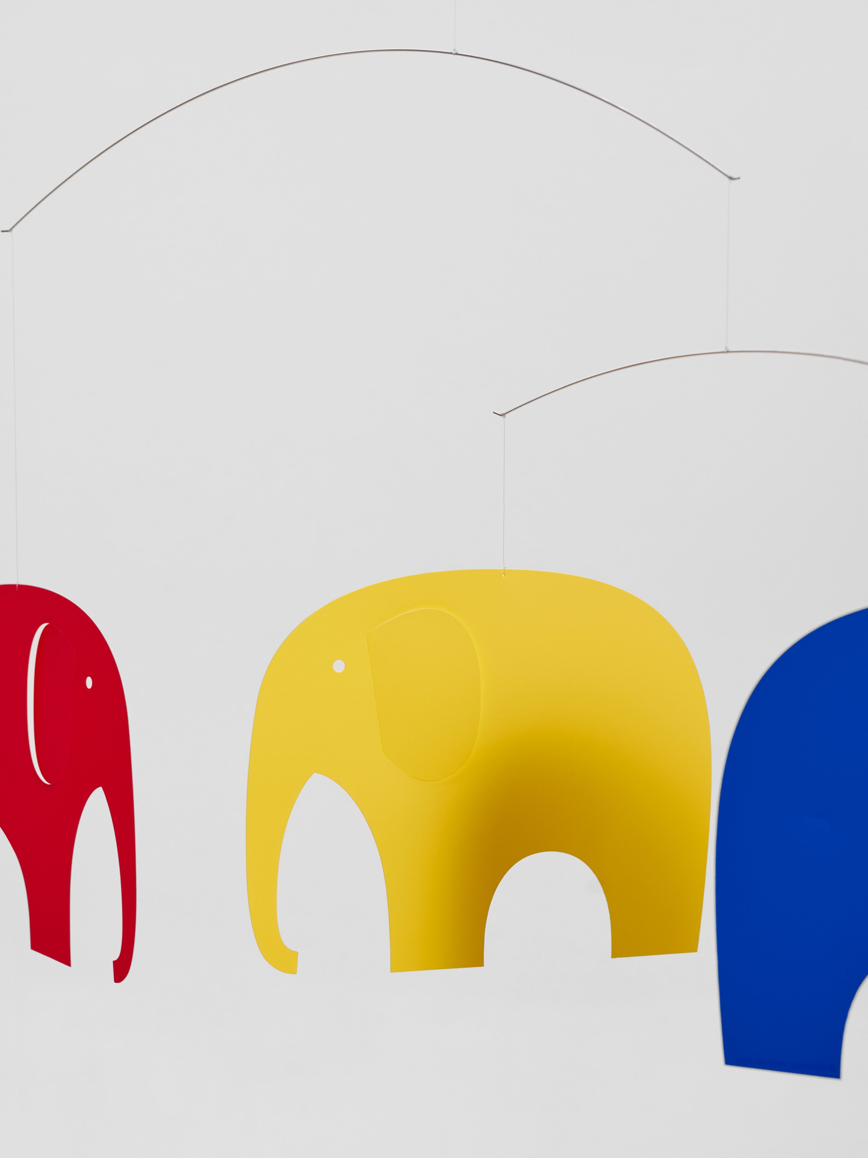 Elephant Party | Red, Blue & Yellow.